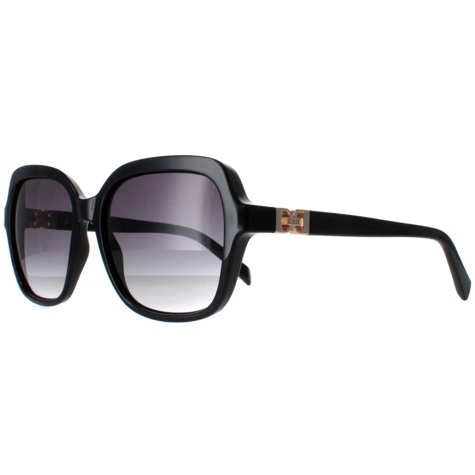 Karen Millen Square^Sunglasses KM5048 001 Black Dark Grey Gradient