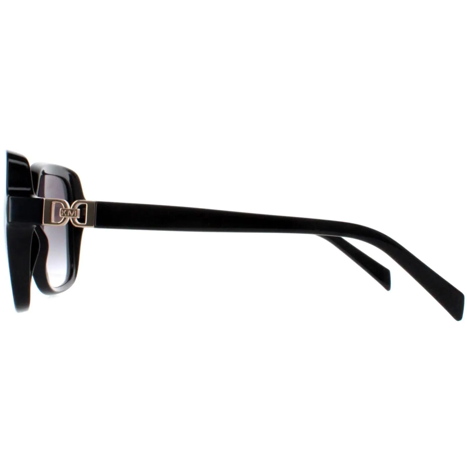 Karen Millen Square^Sunglasses KM5048 001 Black Dark Grey Gradient
