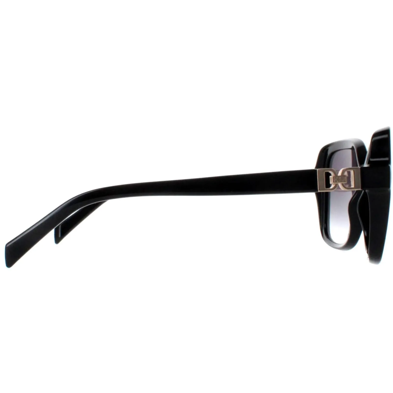 Karen Millen Square^Sunglasses KM5048 001 Black Dark Grey Gradient