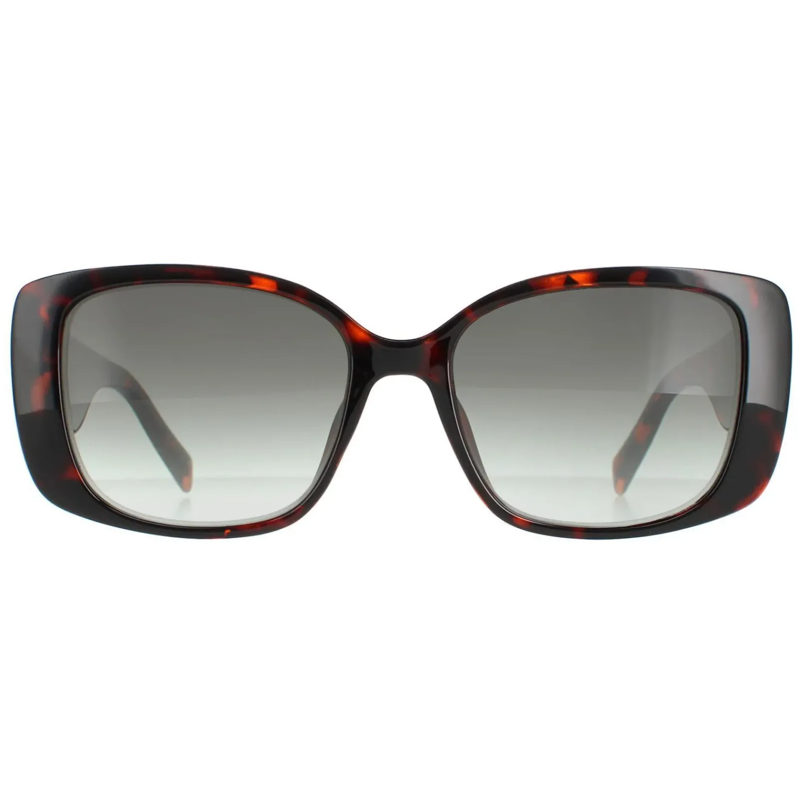 Karen Millen Rectangle^Sunglasses KM5047 102 Dark Brown Green