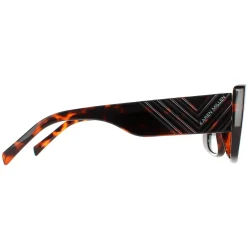 Karen Millen Rectangle^Sunglasses KM5047 102 Dark Brown Green