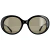 Karen Millen Oval^Sunglasses KM5051 001 Black Grey