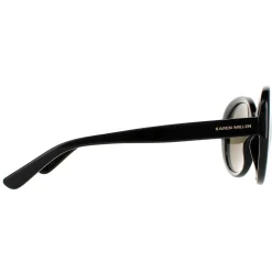 Karen Millen Oval^Sunglasses KM5051 001 Black Grey