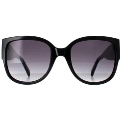 Karen Millen Square^Sunglasses KM5050 001 Black Dark Grey Gradient
