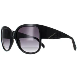 Karen Millen Square^Sunglasses KM5050 001 Black Dark Grey Gradient