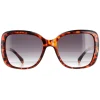 Karen Millen Butterfly^Sunglasses KM5036 100 Brown Grey Gradient