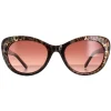 Karen Millen Cat-Eye^Sunglasses KM5024 115 Leopard Brown Gradient