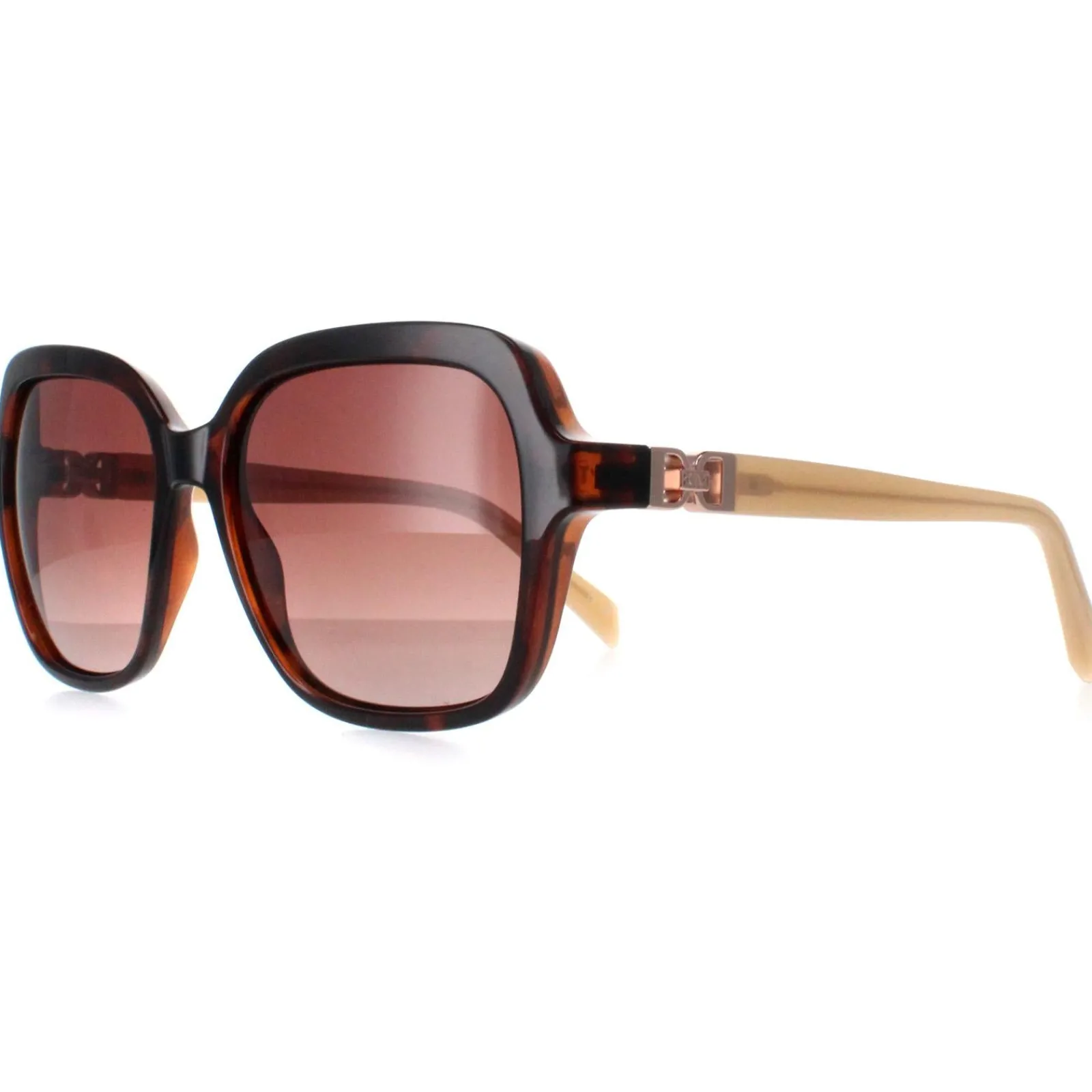 Karen Millen Square^Sunglasses KM5048 102 Dark Tortoise Brown Gradient