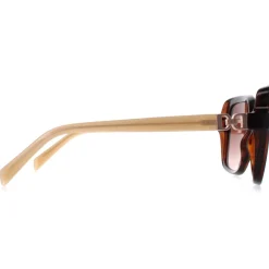 Karen Millen Square^Sunglasses KM5048 102 Dark Tortoise Brown Gradient