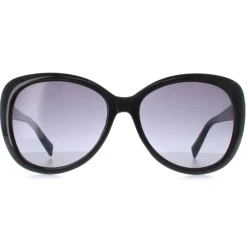 Karen Millen Butterfly^Sunglasses KM5049 001 Black Dark Grey Gradient