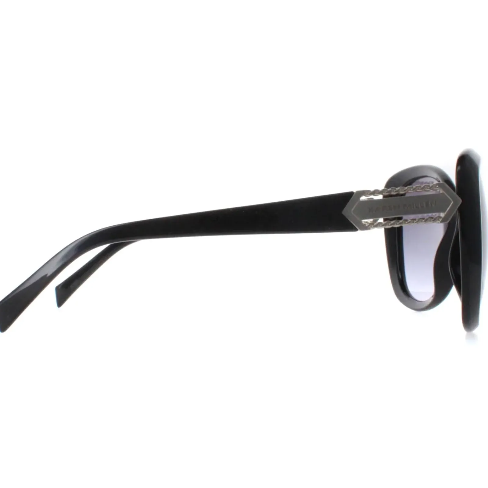 Karen Millen Butterfly^Sunglasses KM5049 001 Black Dark Grey Gradient