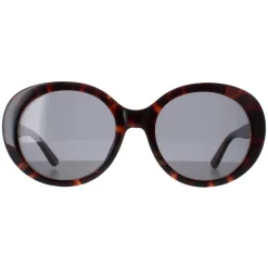 Karen Millen Oval^Sunglasses KM5051 118 Dark Tortoise Dark Grey