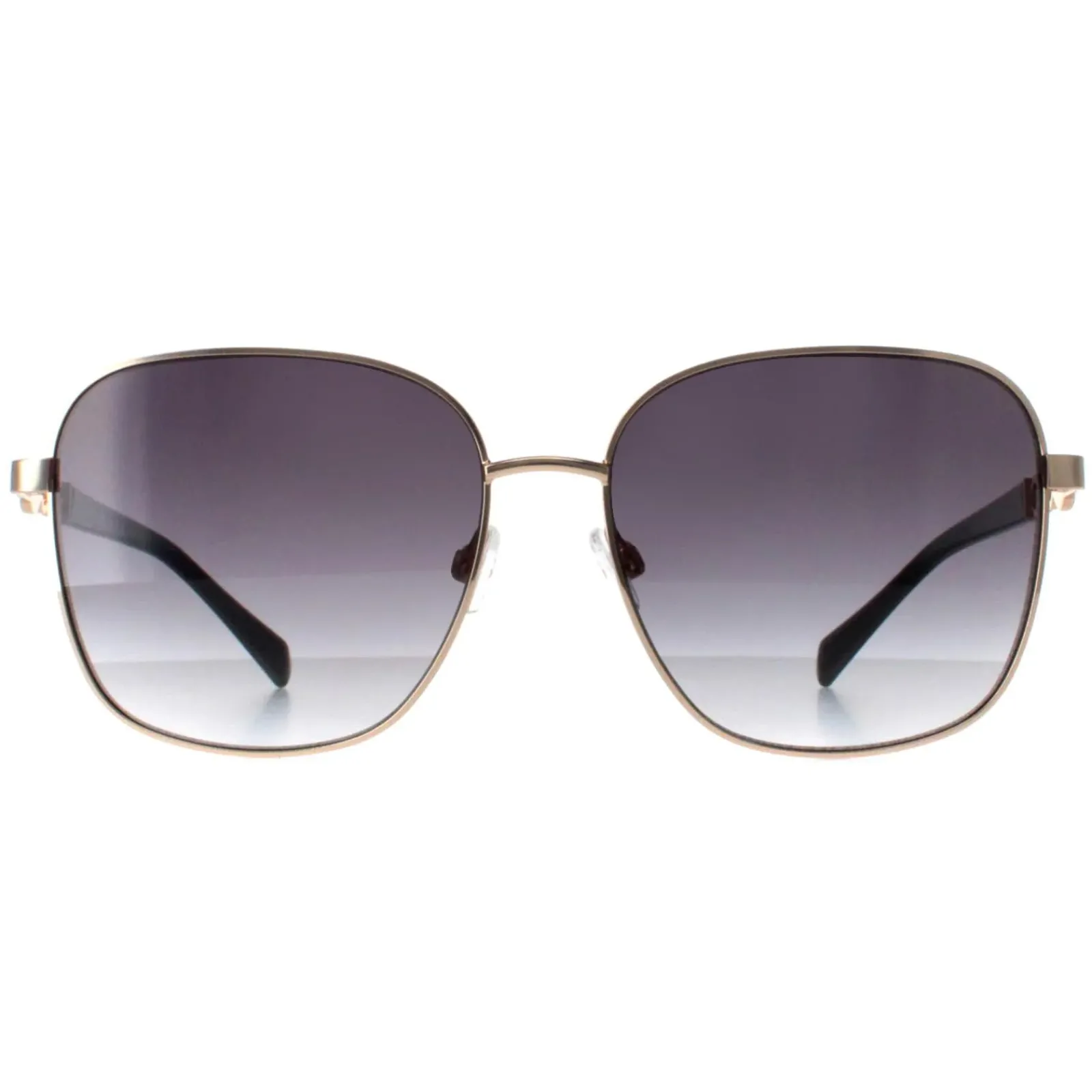Karen Millen Square^Sunglasses KM7020 400 Gold Dark Grey Gradient