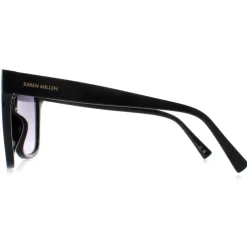 Karen Millen Square^Sunglasses KM5052 001 Black Dark Grey Gradient