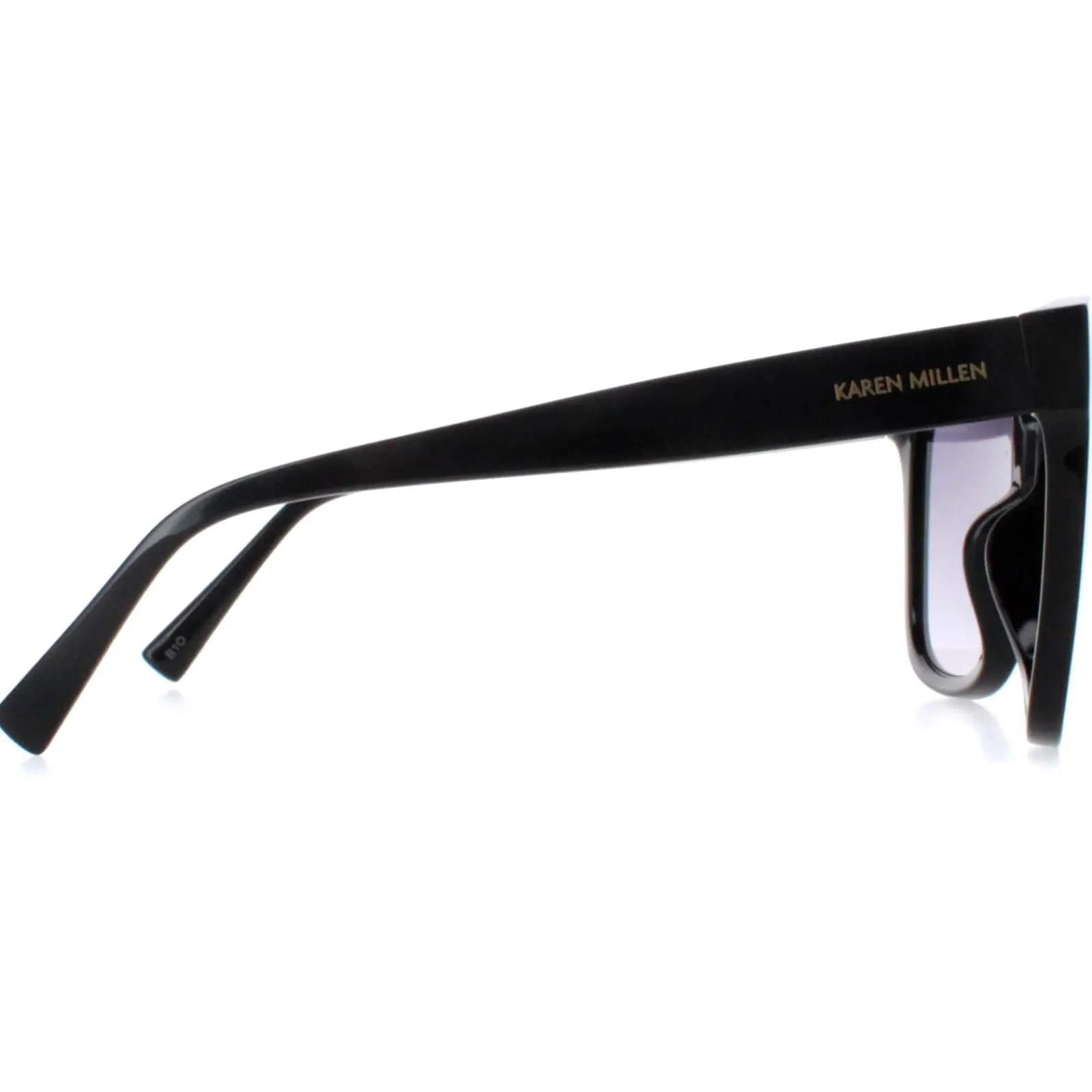 Karen Millen Square^Sunglasses KM5052 001 Black Dark Grey Gradient