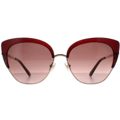Kate Spade Cat-Eye^Sunglasses Abinaya YEP HA Gold Burgundy Gradient