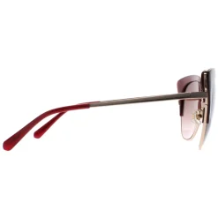 Kate Spade Cat-Eye^Sunglasses Abinaya YEP HA Gold Burgundy Gradient