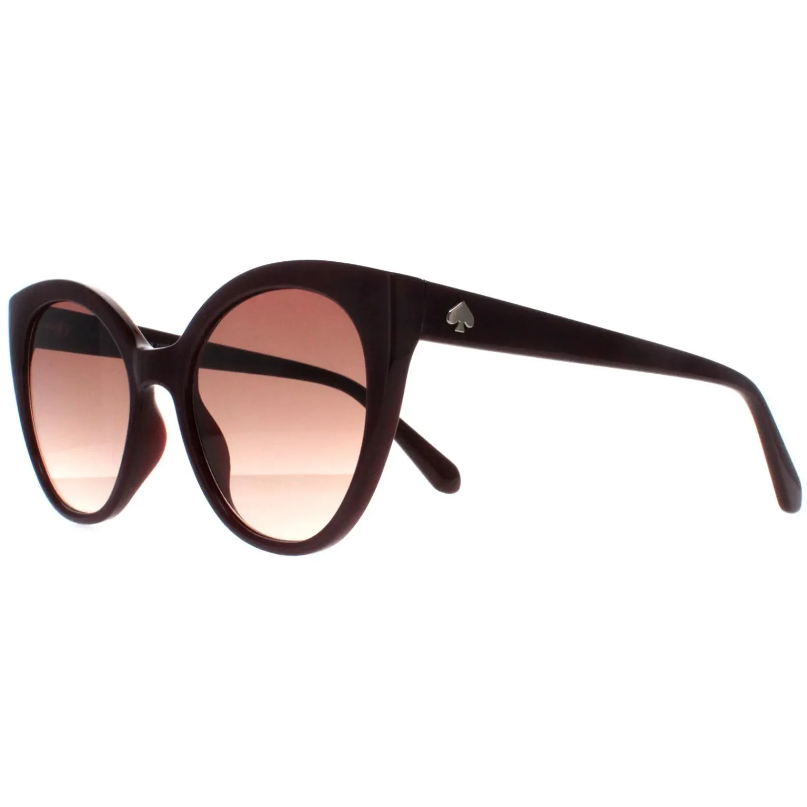 Kate Spade Cat-Eye^Sunglasses Amya LHF HA Burgundy Brown Gradient