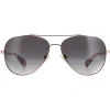 Kate Spade Aviator^Sunglasses Avaline 2/S AU2 WJ Red Gold Grey Gradient Polari
