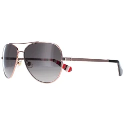 Kate Spade Aviator^Sunglasses Avaline 2/S AU2 WJ Red Gold Grey Gradient Polari