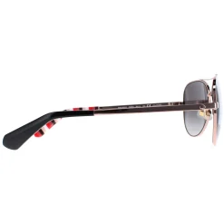 Kate Spade Aviator^Sunglasses Avaline 2/S AU2 WJ Red Gold Grey Gradient Polari