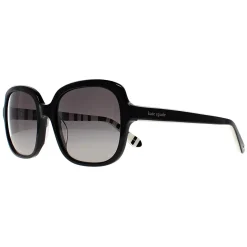 Kate Spade Square|Polarised^Sunglasses Babbette/G/S 807 WJ Black Grey Gradient Polarize