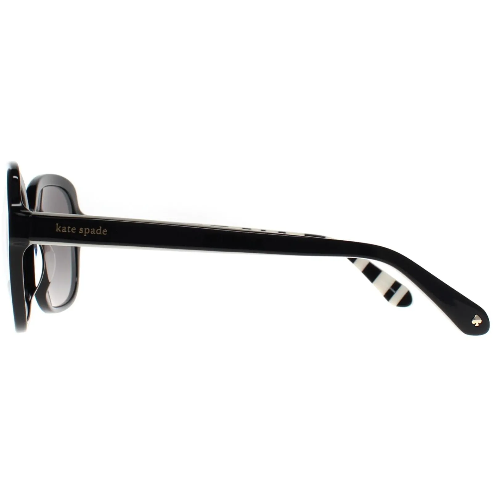 Kate Spade Square|Polarised^Sunglasses Babbette/G/S 807 WJ Black Grey Gradient Polarize