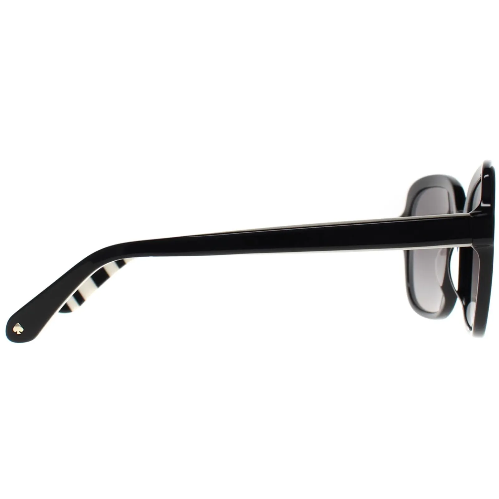 Kate Spade Square|Polarised^Sunglasses Babbette/G/S 807 WJ Black Grey Gradient Polarize