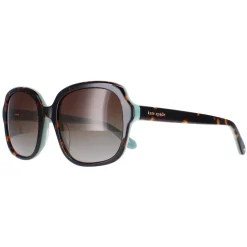 Kate Spade Square^Sunglasses Babbette/G/S 086 LA Havana Brown Gradient Polari