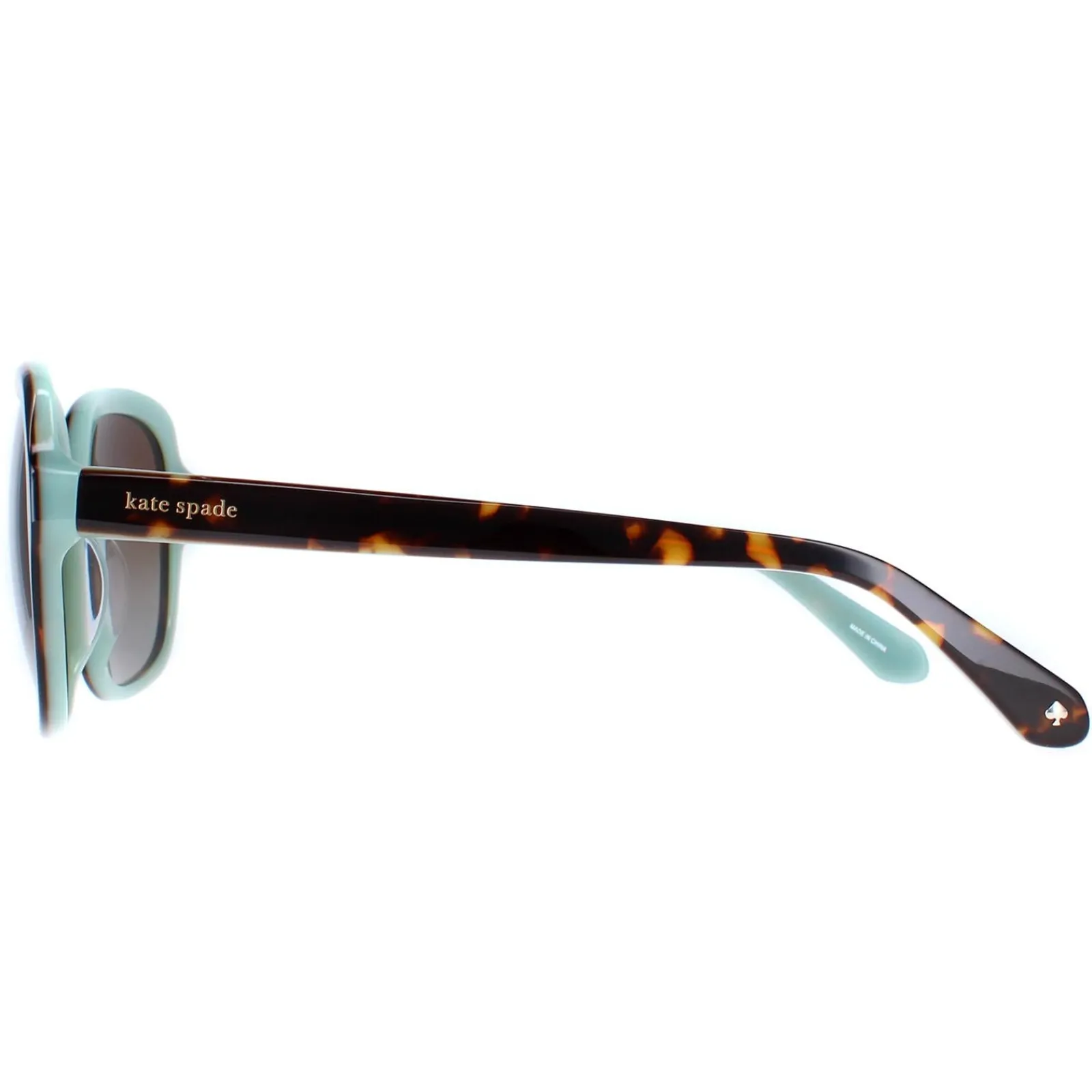 Kate Spade Square^Sunglasses Babbette/G/S 086 LA Havana Brown Gradient Polari