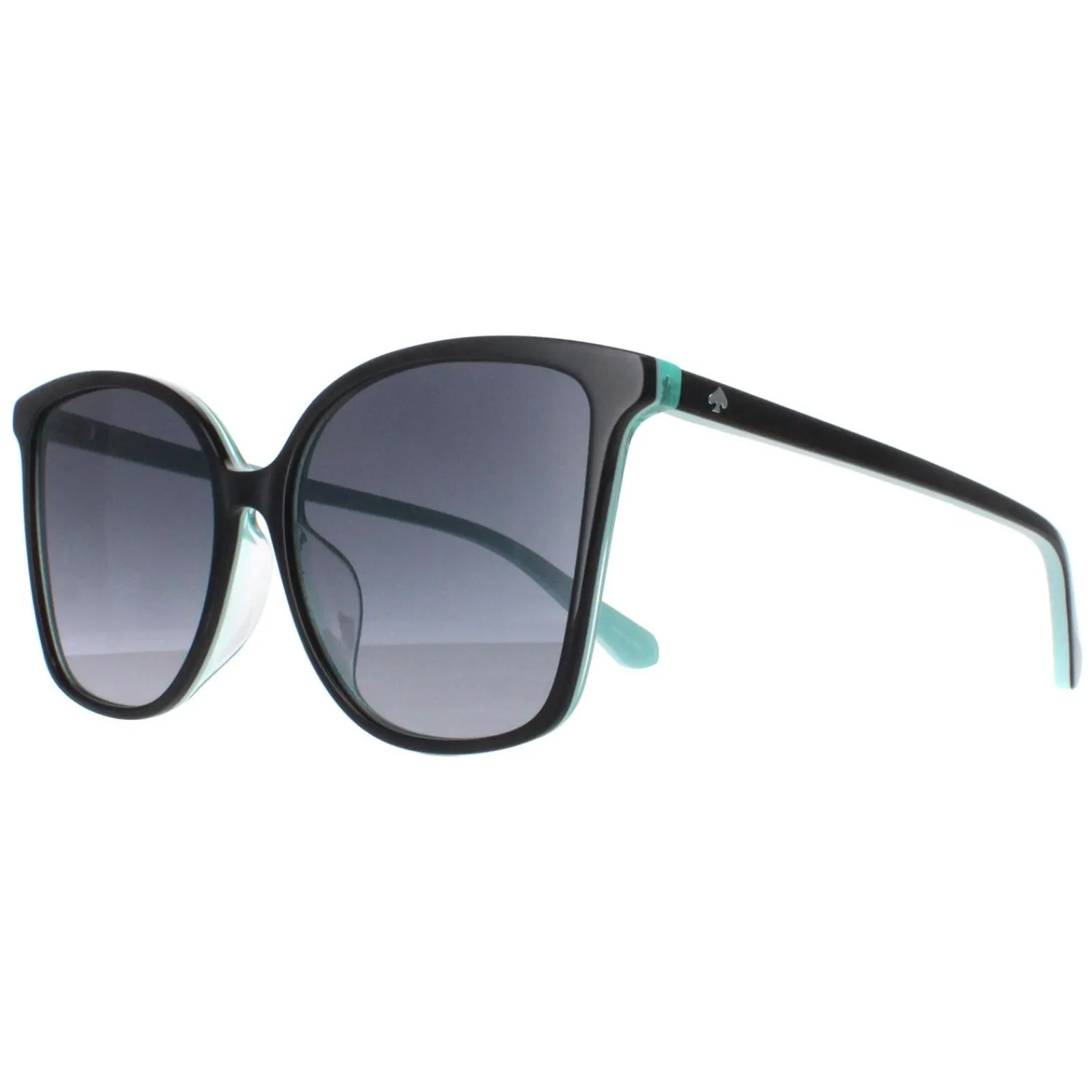 Kate Spade Square^Sunglasses BRIGITTE/F/S 807 9O Black Dark Grey Gradient