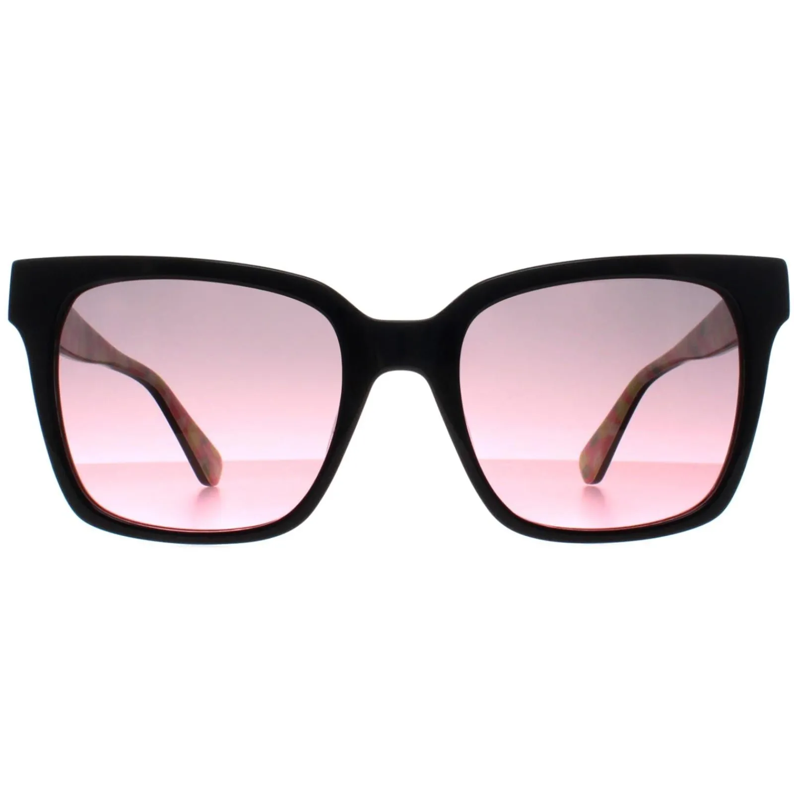 Kate Spade Square^Sunglasses Harlow/G/S 807 FF Black Gray Fuchsia