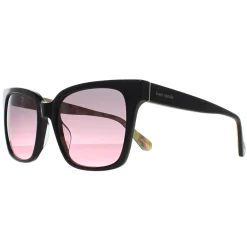 Kate Spade Square^Sunglasses Harlow/G/S 807 FF Black Gray Fuchsia