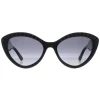 Kate Spade Cat-Eye^Sunglasses Juni/G/S Pearl 807 9O Black Dark Gray Gradient