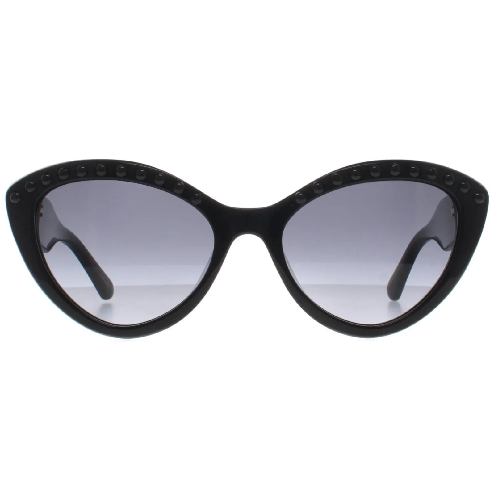 Kate Spade Cat-Eye^Sunglasses Juni/G/S Pearl 807 9O Black Dark Gray Gradient