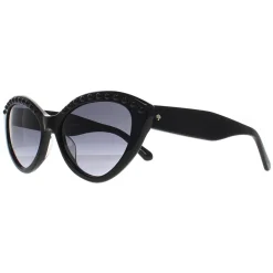 Kate Spade Cat-Eye^Sunglasses Juni/G/S Pearl 807 9O Black Dark Gray Gradient