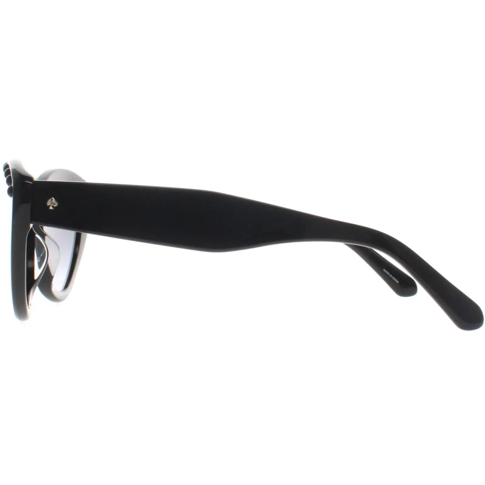Kate Spade Cat-Eye^Sunglasses Juni/G/S Pearl 807 9O Black Dark Gray Gradient