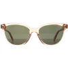 Kate Spade Cat-Eye^Sunglasses Kaeli FWM QT Nude Pink Green