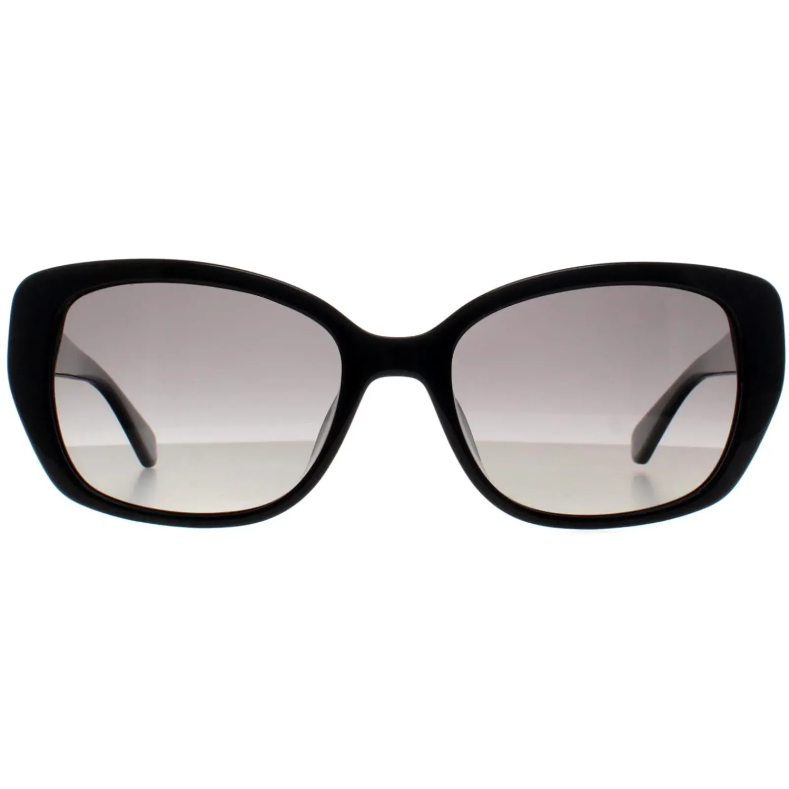 Kate Spade Rectangle^Sunglasses Kenzie/G/S 807 WJ Black Gray Gradient Polarized