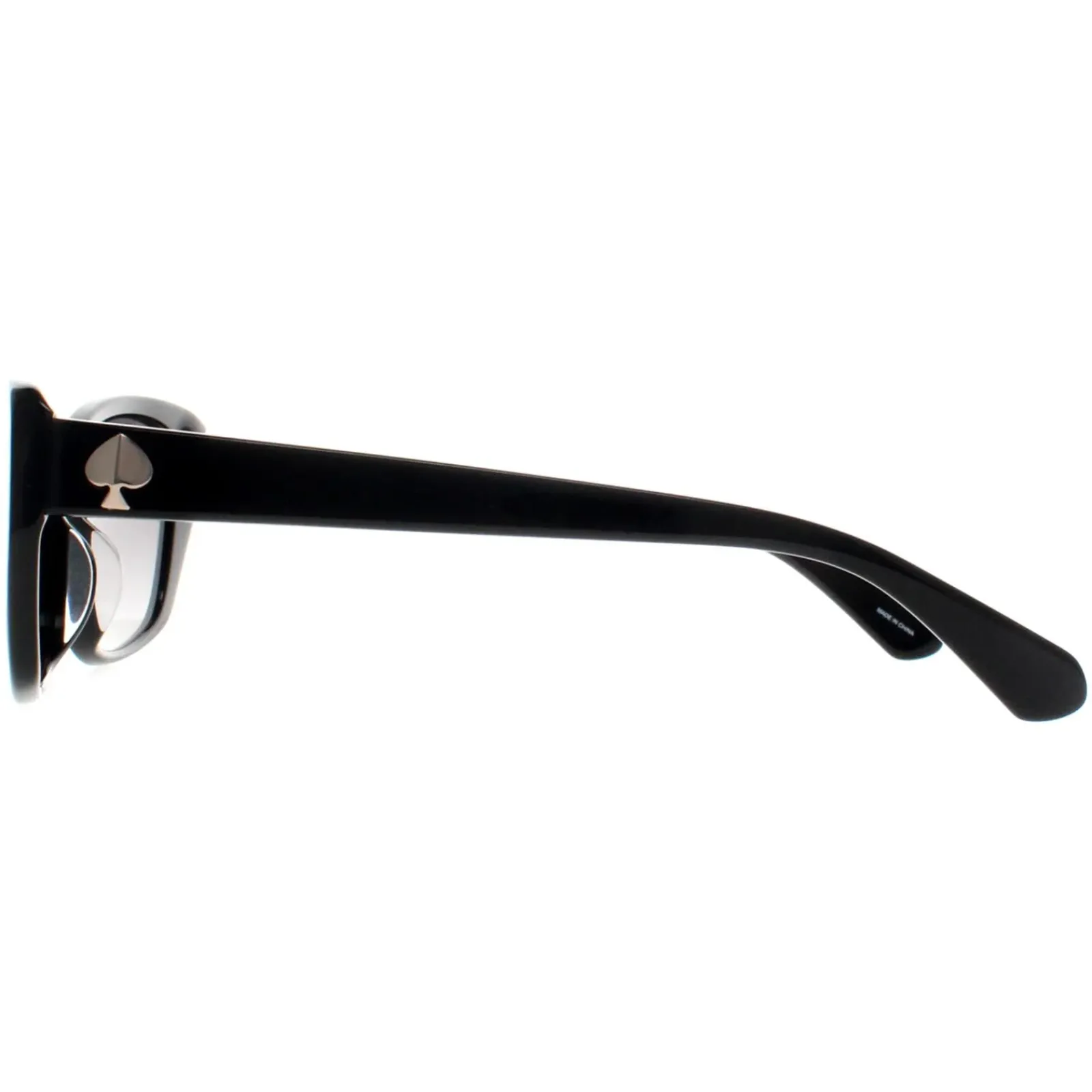 Kate Spade Rectangle^Sunglasses Kenzie/G/S 807 WJ Black Gray Gradient Polarized