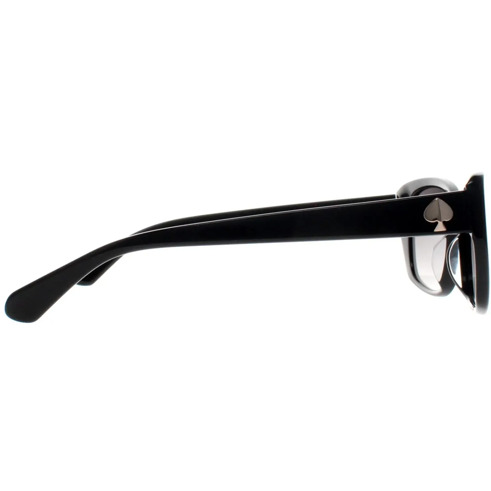 Kate Spade Rectangle^Sunglasses Kenzie/G/S 807 WJ Black Gray Gradient Polarized
