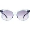 Kate Spade Square^Sunglasses Kiya/S PJP IC Blue Gray Gradient Silver Mirror