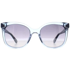 Kate Spade Square^Sunglasses Kiya/S PJP IC Blue Gray Gradient Silver Mirror