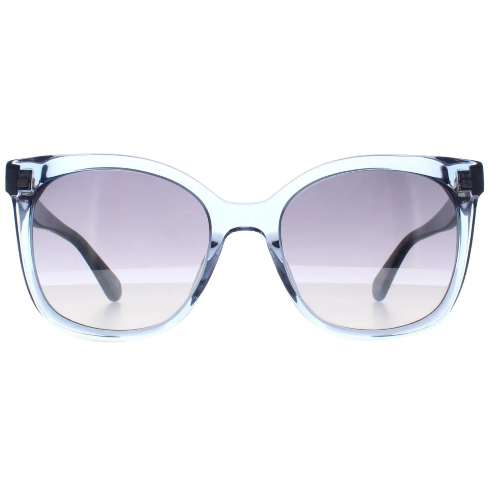 Kate Spade Square^Sunglasses Kiya/S PJP IC Blue Gray Gradient Silver Mirror