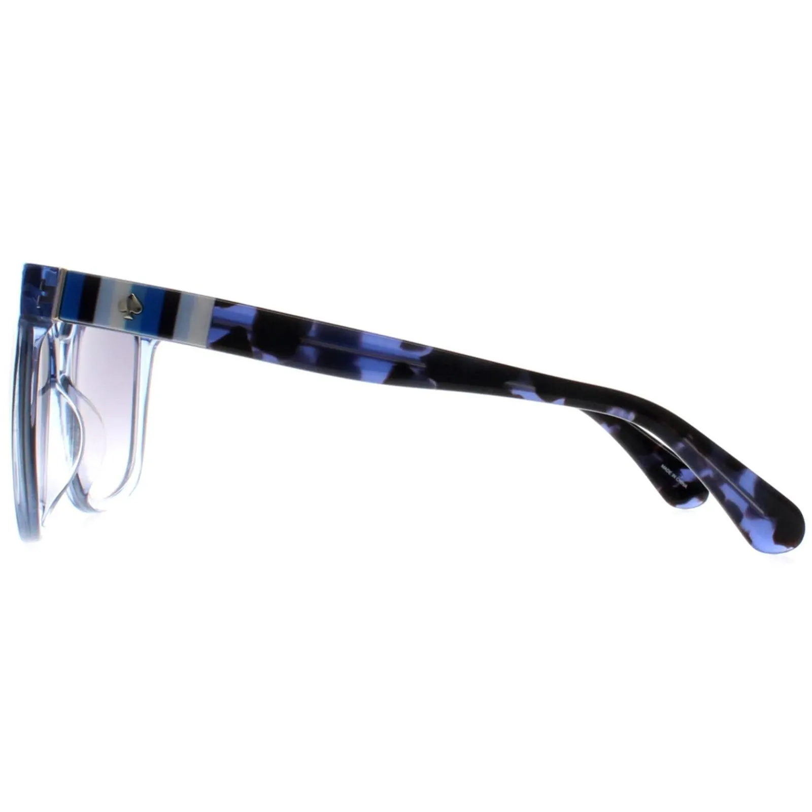Kate Spade Square^Sunglasses Kiya/S PJP IC Blue Gray Gradient Silver Mirror