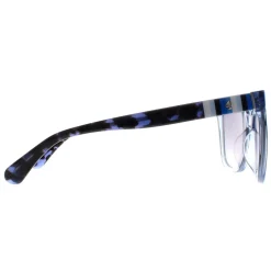 Kate Spade Square^Sunglasses Kiya/S PJP IC Blue Gray Gradient Silver Mirror