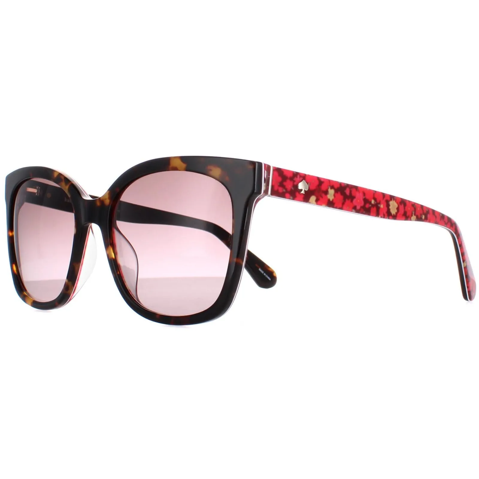 Kate Spade Square^Sunglasses Kiya/S 2VM HA Havana Pattern Brown Gradient
