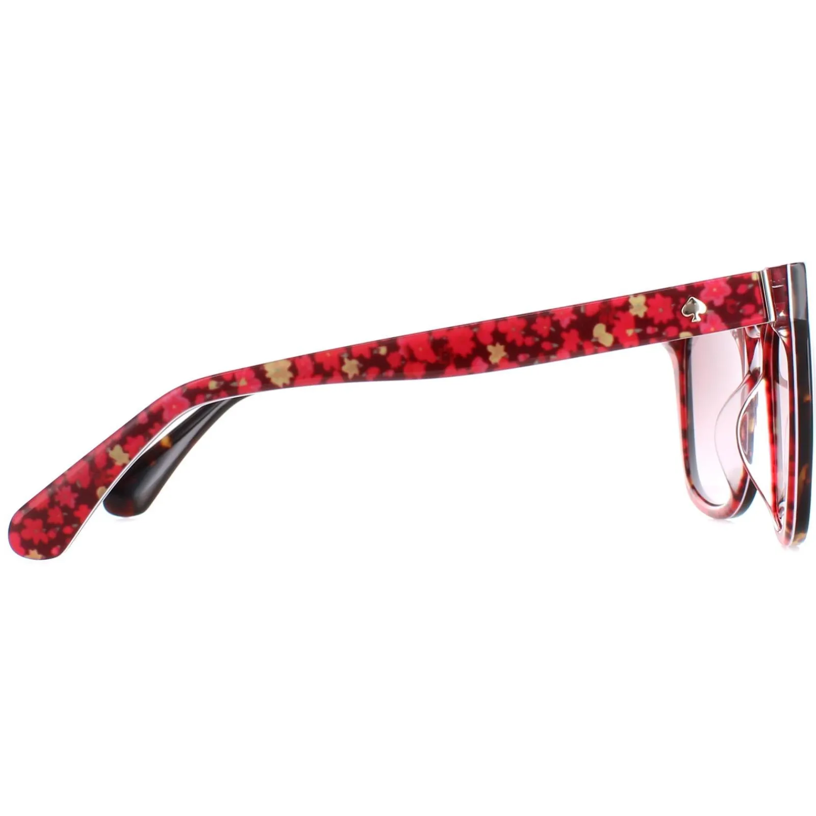 Kate Spade Square^Sunglasses Kiya/S 2VM HA Havana Pattern Brown Gradient