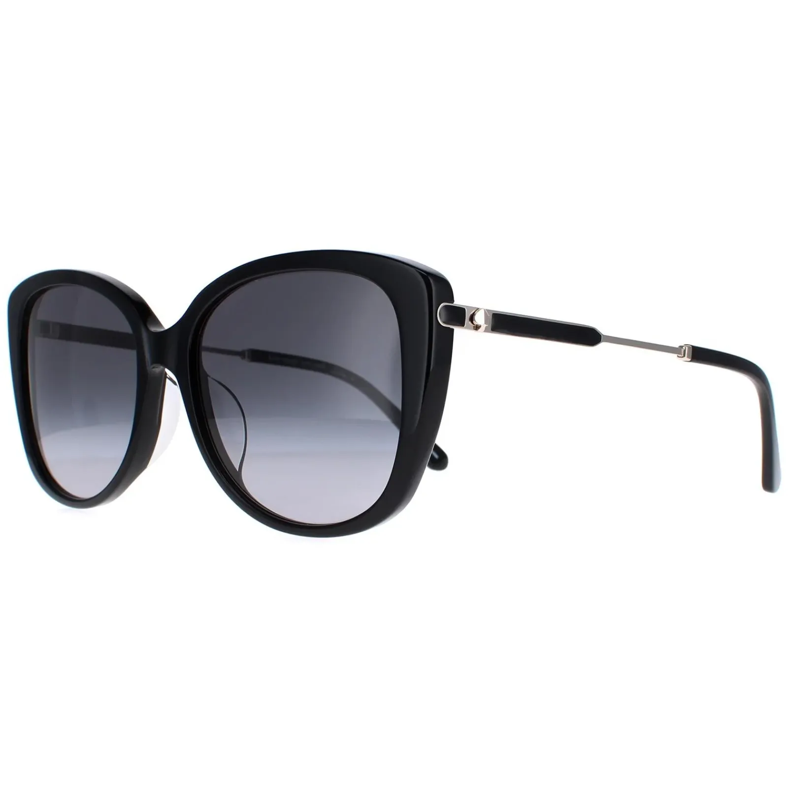 Kate Spade Cat-Eye^Sunglasses Lorene/F/S 807 9O Black Grey Gradient