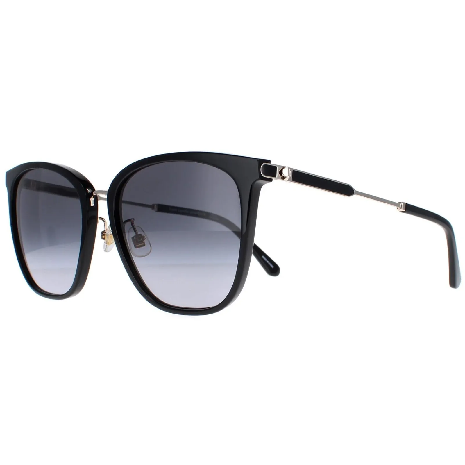 Kate Spade Square^Sunglasses Maeve/F/S 807 9O Black Grey Gradient